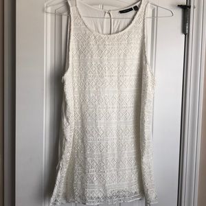 Apt 9 white lace top